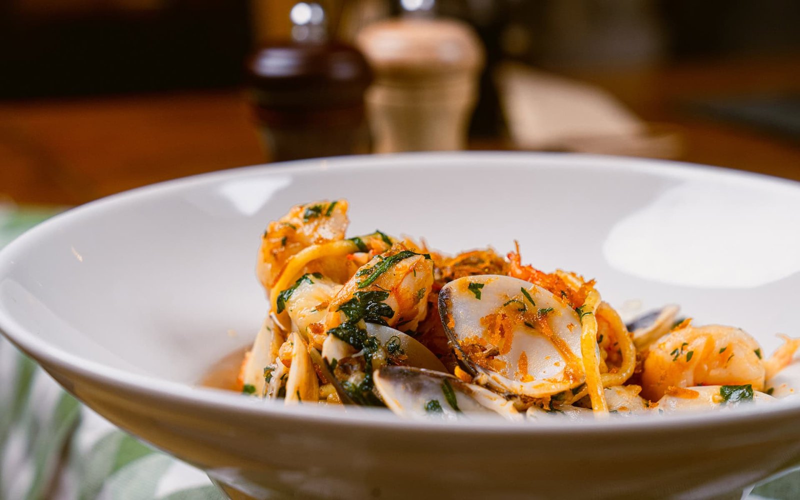 Vongole and Shrimp Pasta